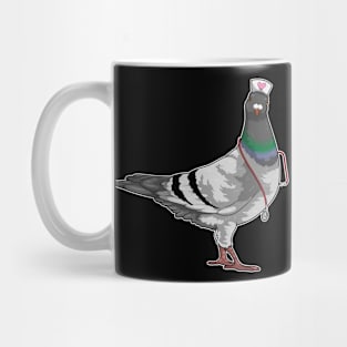 Pigeon Nurse Stethoscope Mug